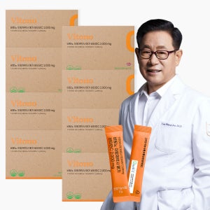비토노 이왕재박사 메가 비타민C 2000mg 고함량 영국산 분말 비타민씨 90포, 8개