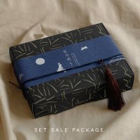 SETsale 블랙상자+띠지+태슬+끈 50매