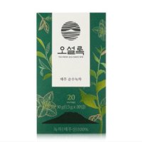 아모레퍼시픽 오설록 제주 순수녹차 티백 1.5g x 20개입