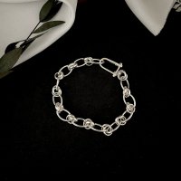 [silver ufeffbracelet] 트윈고방 볼드 은팔찌