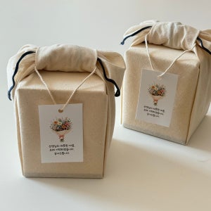 꿀스틱 꿀 선물세트 사양 벌꿀 보자기포장 20개입