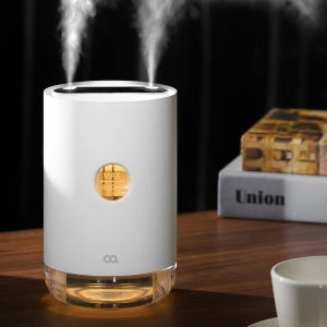 오아 듀얼포그 무선 미니 가습기 탁상용 사무실 차량 휴대용 책상 usb 텀블러 충전식