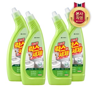 홈스타 락스와세제 욕실 청소 찌든때 허벌시트러스 750ml 4개