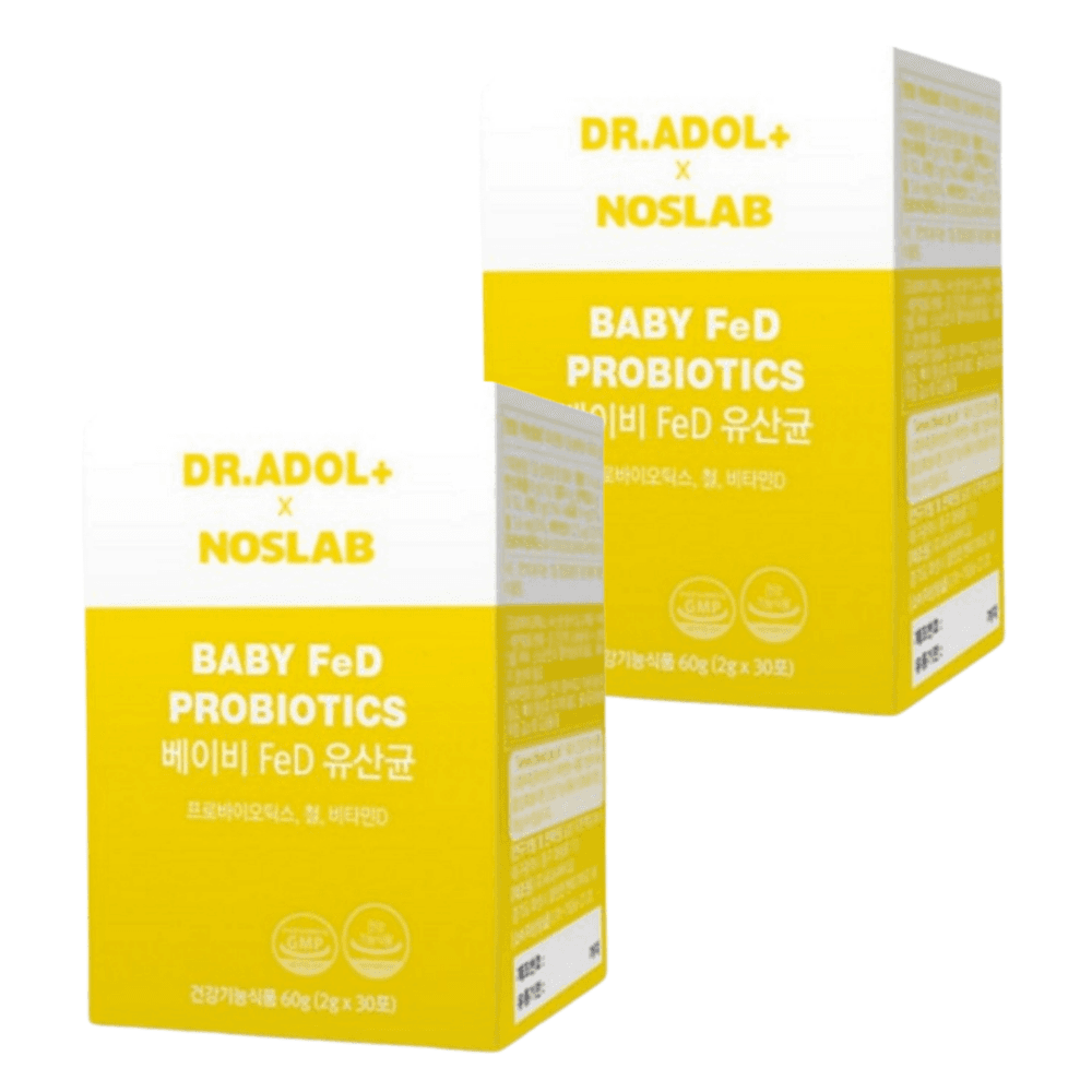 닥터아돌<b>베이비</b> <b>노스랩</b> FeD 아기유산균 2g x 30포 2개(2개월분)