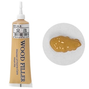 우드필러 마루 바닥 흠집 찍힘 보수제 구멍 기스 수리 틈새 메꾸미 오크, 50g, 1개