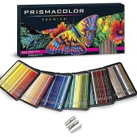 Prismacolor 색연필 아트 키트 아티스트 프리미어 나무 소프트 코어 연필 150ct. 연필깎이 포함 [151 pc. 세트]