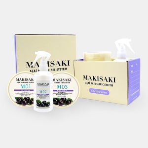 마키사키 헤어 클리닉 250ml 3종 세트 미용실 홈케어