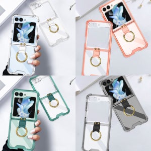 갤럭시 Z플립 5 4 3 케이스 링 클리어 지플립 제트플립 에어 범퍼 투명 Filp5