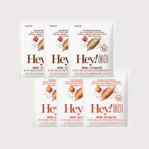 헤이밀 교자만두 고기3팩+김치3팩 (350g×6팩)
