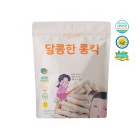 올바름 100% 국내산 쌀과자 달콤한 롱킥 30g 고소하고 부드러운 아기간식