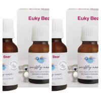 Euky Bear 유키 베어 스니플리 노즈 베이비 에센셜 오일 15Ml 유칼립투스 2개