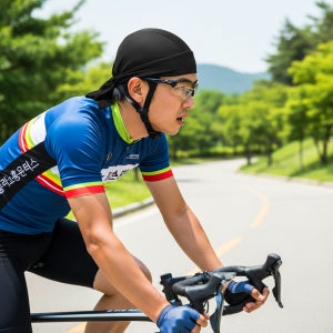 이너캡 자전거헤어밴드 자전거쪽모자 쿨두건 남자 스컬캡