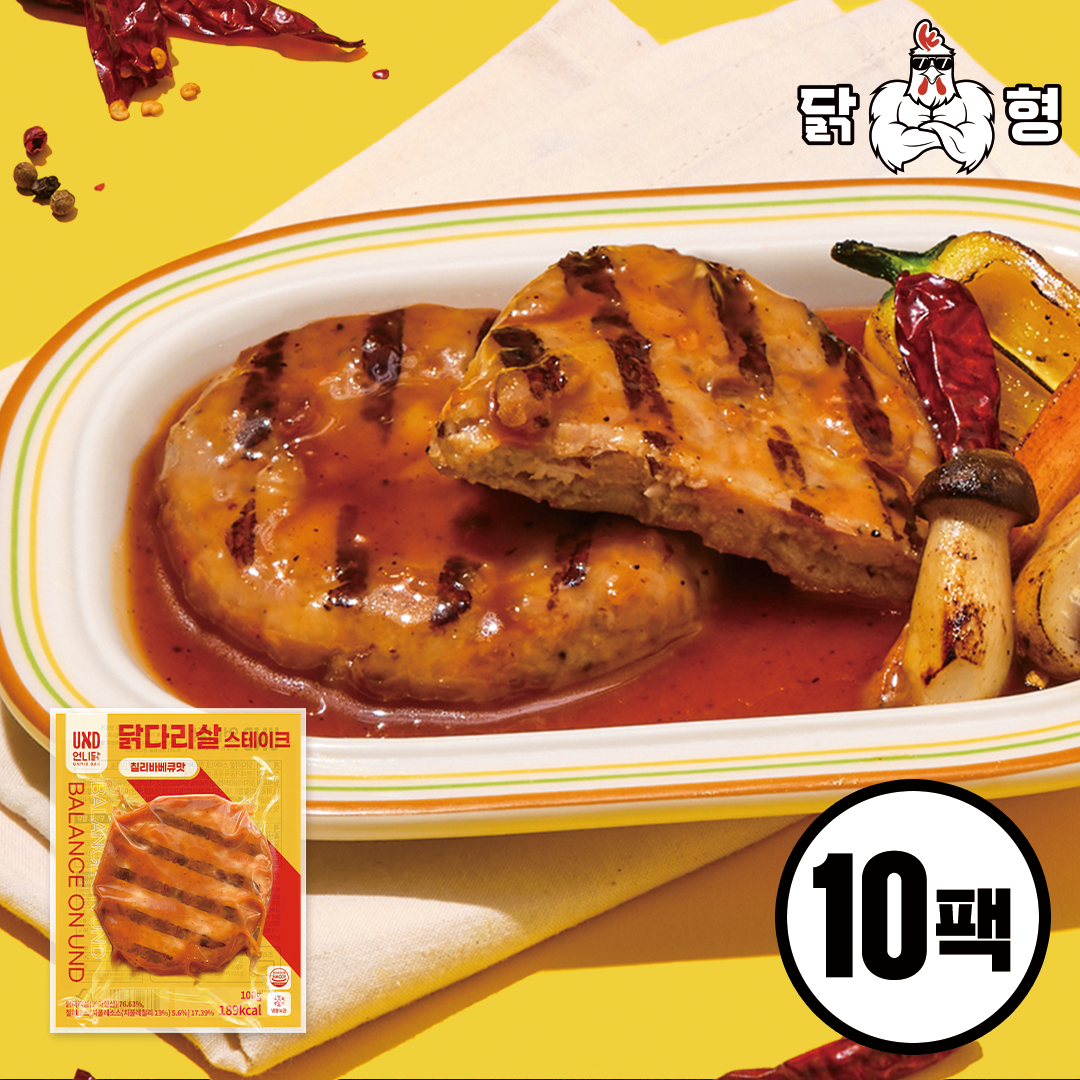 닭다리살 스테이크 칠리바베큐맛 제품 이미지