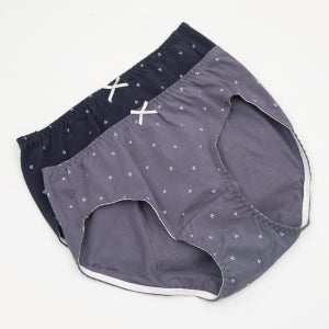 블루핀 여성용 면스판 샘방지 위생팬티 2매 세트