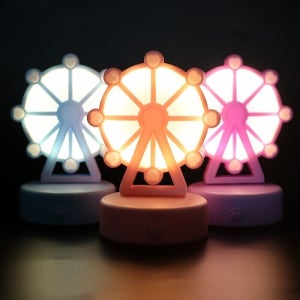 파스텔클레이 미니 LED 하트 관람차 무드등