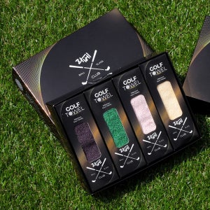 소프트터치 반뱀부 타올 라베 골프타월 4매 패키지 세트 1+1 선물포장