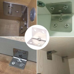 ㄱ자 코너 스텐 브라켓 가구 수리 선반고정