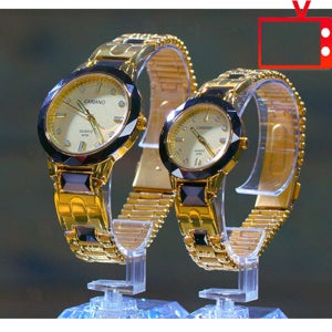 카리아노 세라믹 야광 18K 금장 시계 명품 남성 여성 홈쇼핑 효도 선물 홈쇼핑