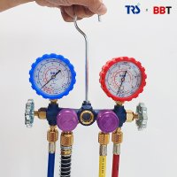 BBT 비비티 매니폴드게이지 4밸브 R-22용