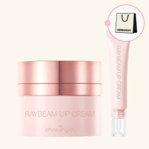 [쇼핑백] 조성아 톤업크림 레이빔 업 크림 피치 볼륨 에디션 25g + 미니 13g SPF35 PA++