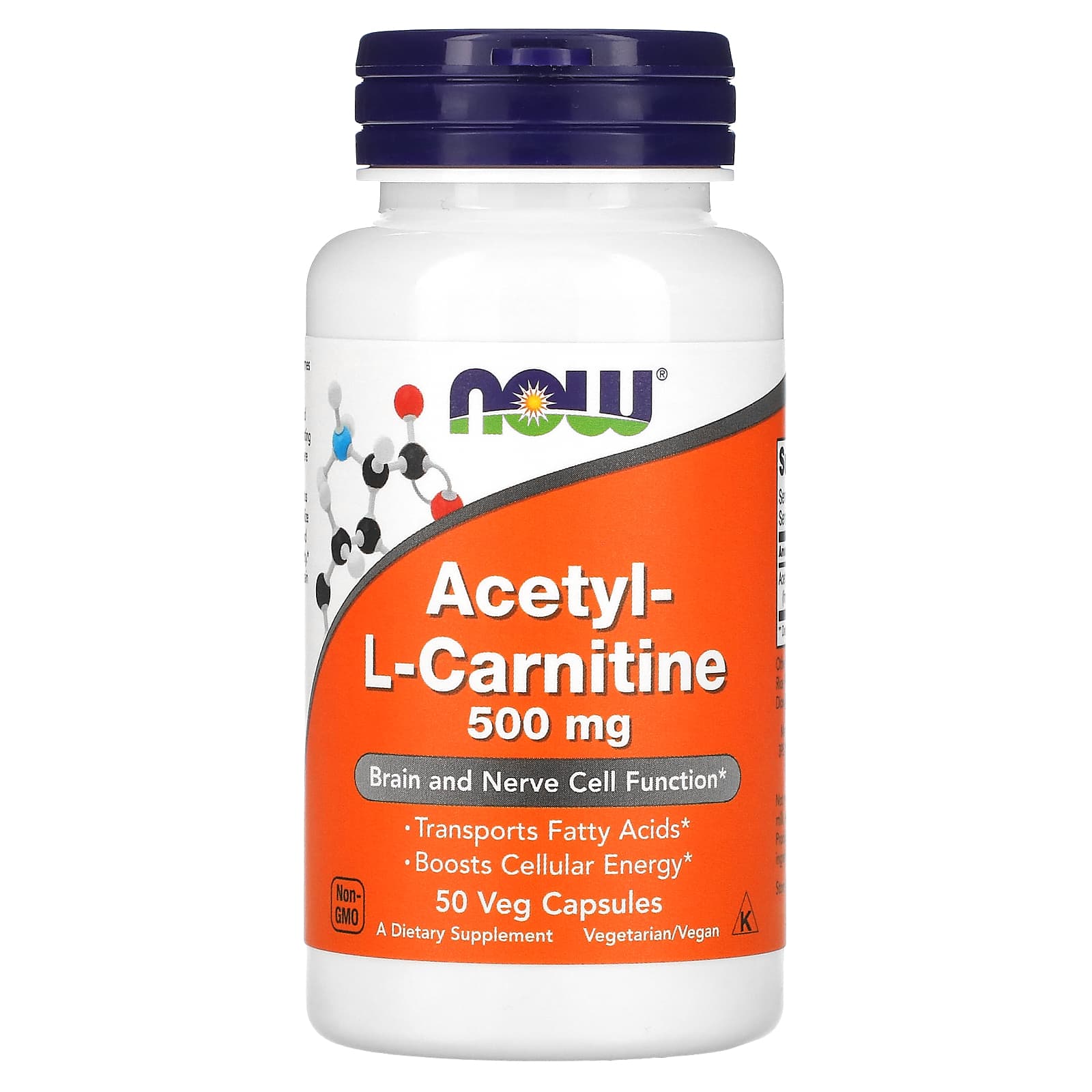나우푸드 <b>아세틸 L</b> <b>카르니틴</b> 500mg 베지캡슐 50정