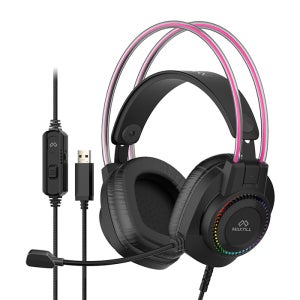 맥스틸 MO-GH300U USB 헤드셋 게이밍 게임 PC 컴퓨터 노트북 데스크탑 RGB LED