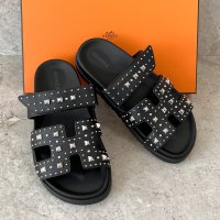 에르메스 여성 스터드 시프레 샌들 블랙 / HERMES WOMEN’S STUD CHYPRE SANDAL BLACK [H232145Z]