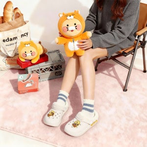 카카오프렌즈 춘식이 통통 겨울 털 아동 샌들