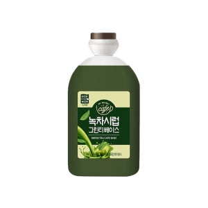 녹차원 그린티 카페베이스 녹차라떼 녹차시럽 1.8kg, 1개