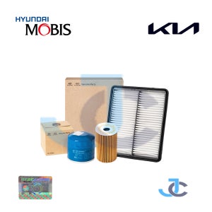 기아 순정품 그랜드카니발 3.8(08년8월이전) 에어크리너(에어필터) 오일필터 1대분 28113 4D000 + 26320 3C100