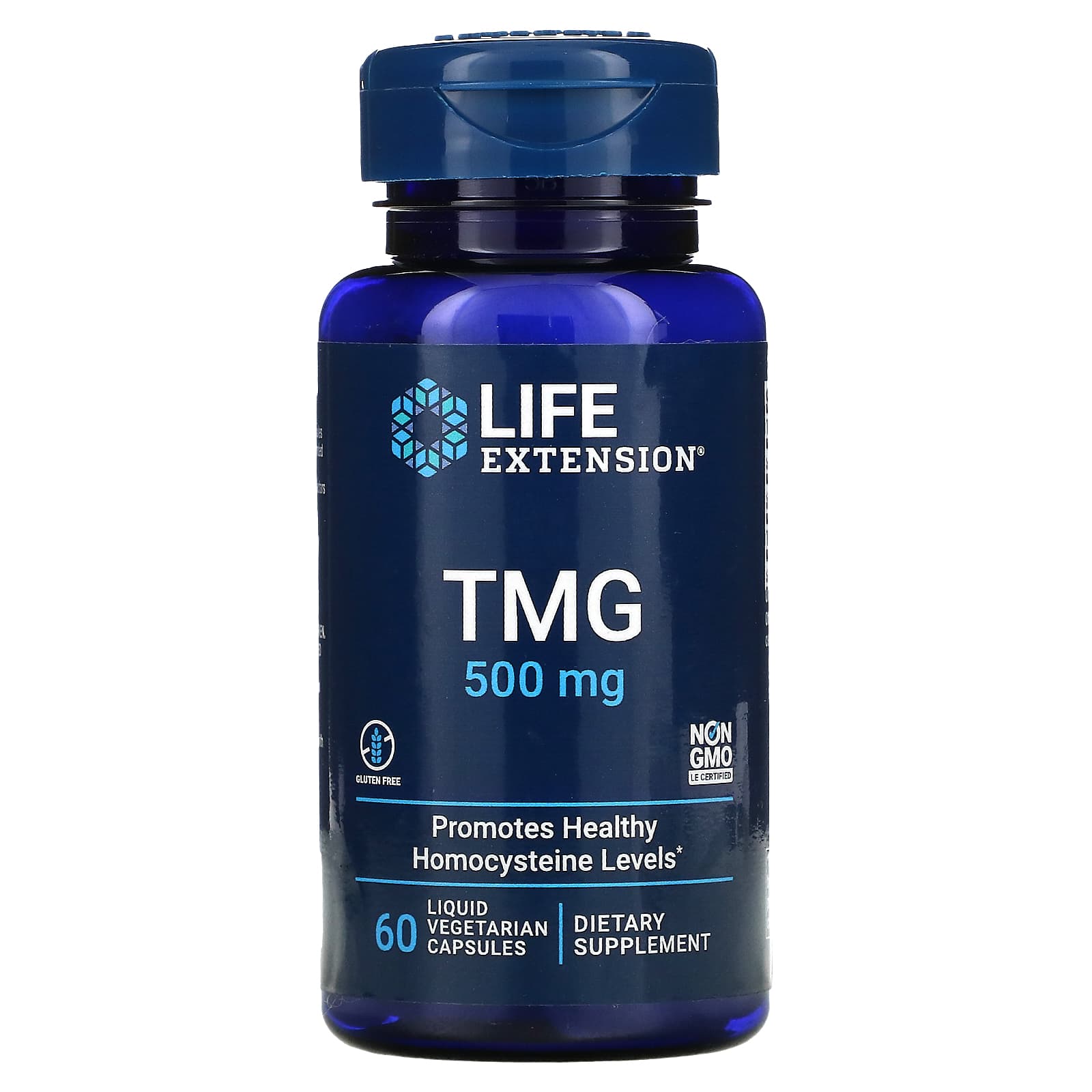라이프익스텐션 <b>TMG 500mg</b> 액상 베지캡슐 60정