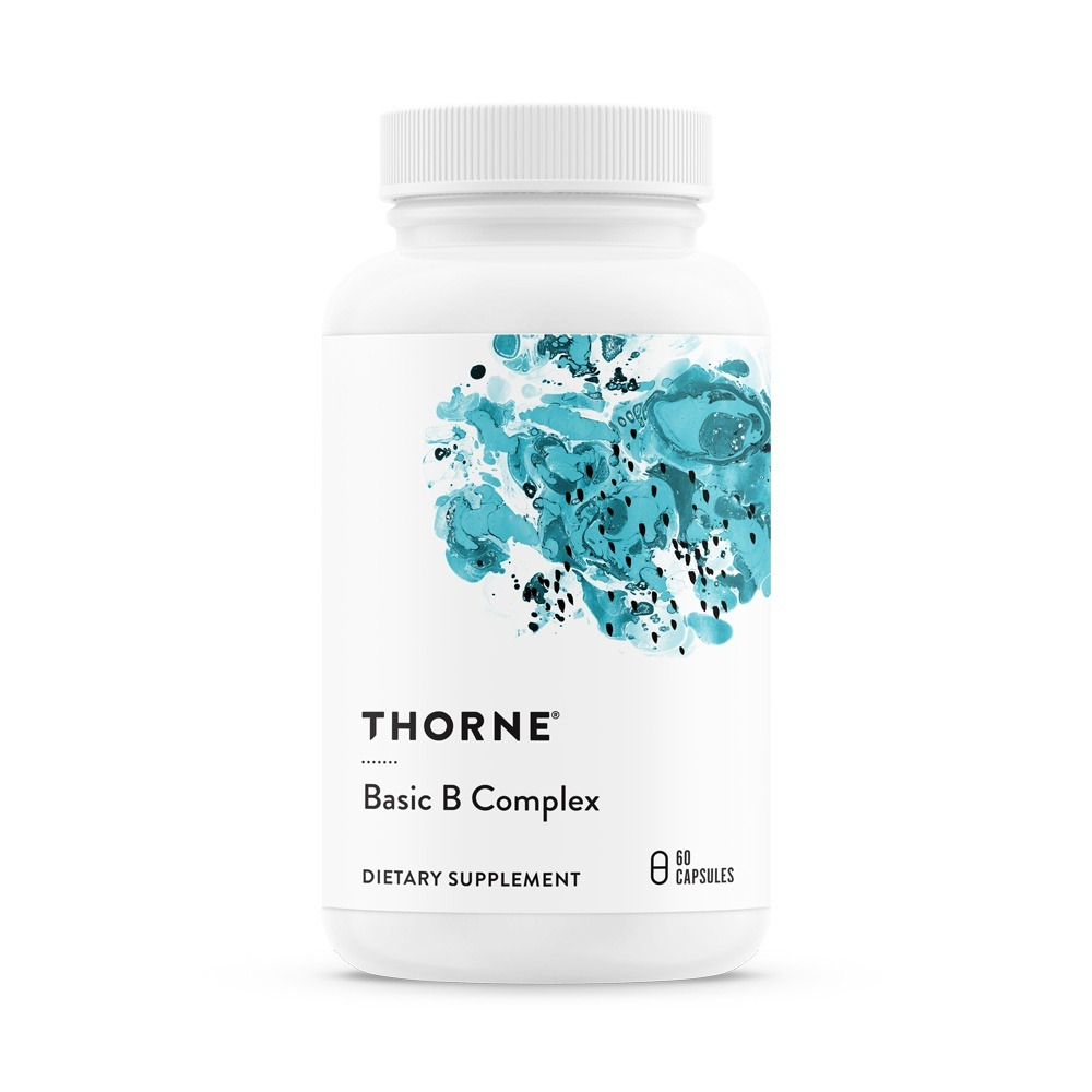 쏜 <b>베이직 B 컴플렉스</b> 비타민B군 60캡슐 Thorne Basic B Complex