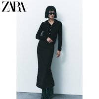 ZARA 자라 여자 블랙 니트 가디건 9598170 800