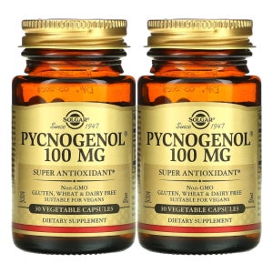 솔가 피크노제놀 Pycnogenol 100mg 30베지캡슐 2병