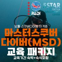 보홀 스쿠버다이빙 마스터 스쿠버 다이버 교육패키지 PADI (숙박+장비렌탈+인정증+조중식)