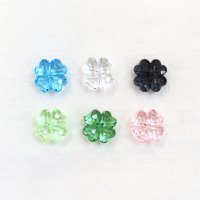 6 color 아크릴 네잎클로버 비즈