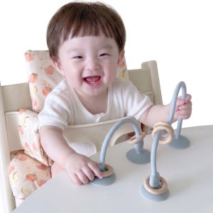 젬베베 흡착장난감 요리조리 실리콘 링플레이 트래픽 플레이 흡착딸랑이