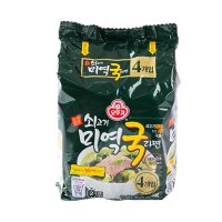 오뚜기 쇠고기 미역국라면 115g x 4개