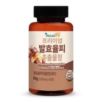 네추럴핏 발효율피 추출물 1000mg 60정