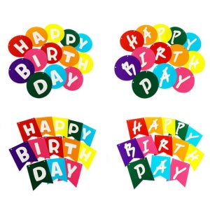 펠트 가렌드 생일축하 해피벌스데이 happy birthday 가랜드 파티 이벤트