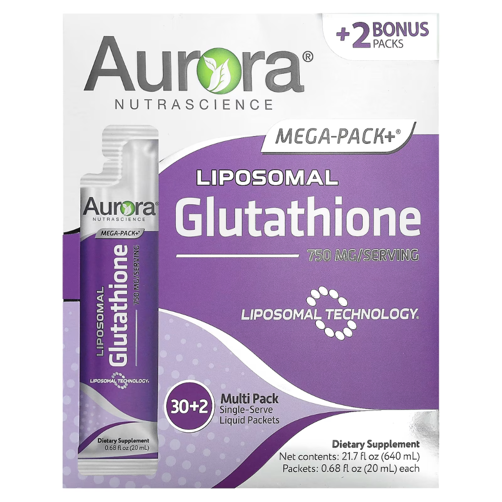 오로라 <b>글루타치온 750mg</b> 리포조말 리포소말 액상 32팩