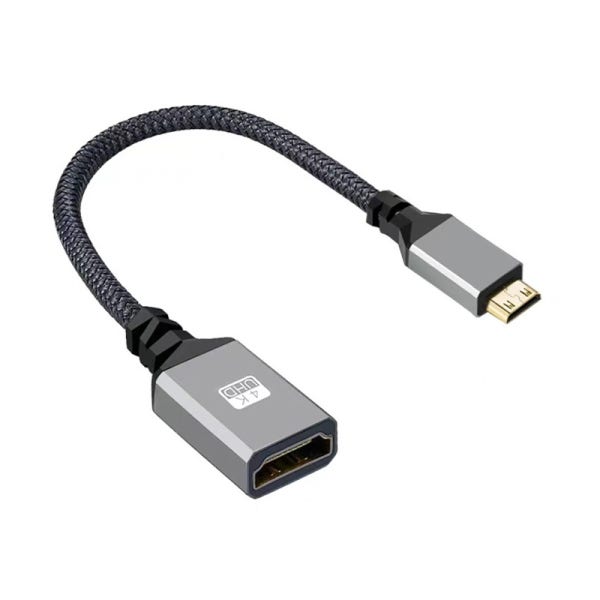 HDMI to MiNi HDMI 변환 젠더 케이블 4K 노트북 포터블 모니터