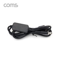 (COMS) USB DC 5.5 전원 승압케이블(5V to 12V)