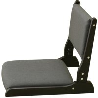 등받이 의자 앉은뱅이 좌식 휴대용 쿠션 원목 접이식