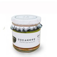 반찬 죽장연 농수산물 된장 프리미엄 보리 빠개장 250g 유리 장류