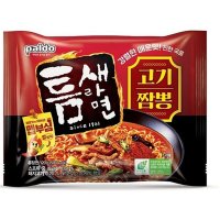 틈새라면 팔도 고기짬뽕 120g x 32입 박스 사무실간식