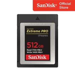 샌디스크 CFexpress Extreme PRO B타입 512GB 512기가 XQD 메모리 카드
