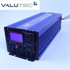 차량용인버터 캠핑전기 순수정현파 2000W 대형 LCD