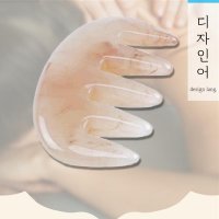 괄사 페이스 롤러 비대칭 얼굴 경락 마사지 얼굴 리프팅 기구