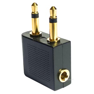 비행기 항공기 기내용 이어폰 젠더 연결 잭